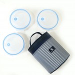 Double Lock ชุด กล่องถนอมอาหาร 3 ชิ้น รวมฝา พร้อมกระเป๋า รุ่น 99130S